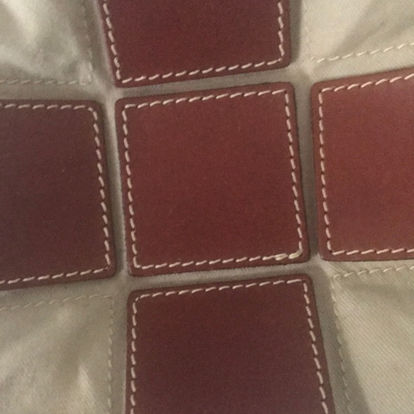 Banana Republic leather & canvas Tic Tac Toe set - Picture 3 of 6